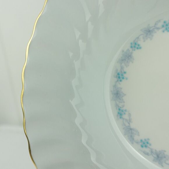 Minton Vinyard Blue Salad Plate Bone China Made In England - Picture 6 of 10